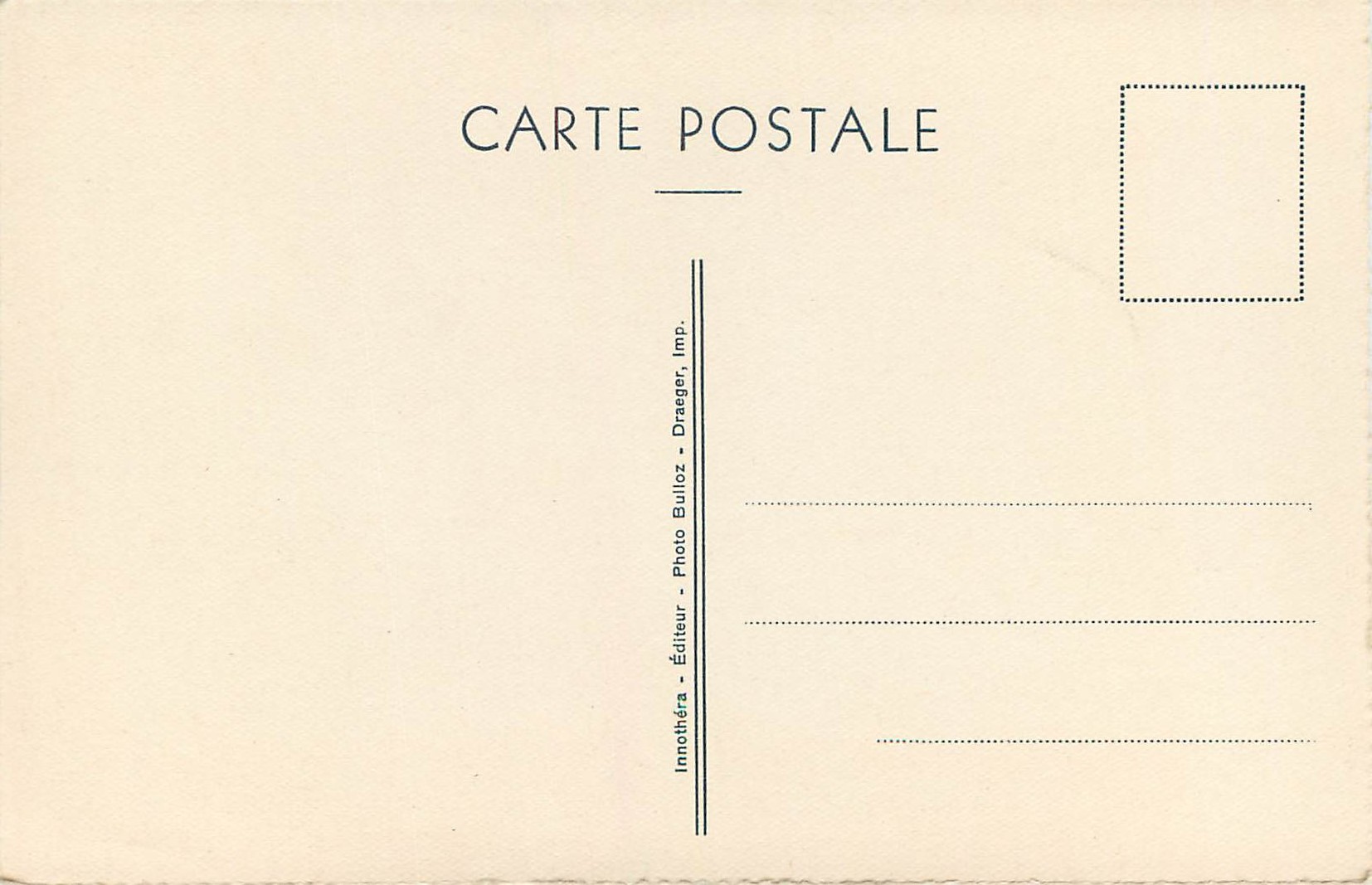 CPA L oiseau mort greuze — Verso