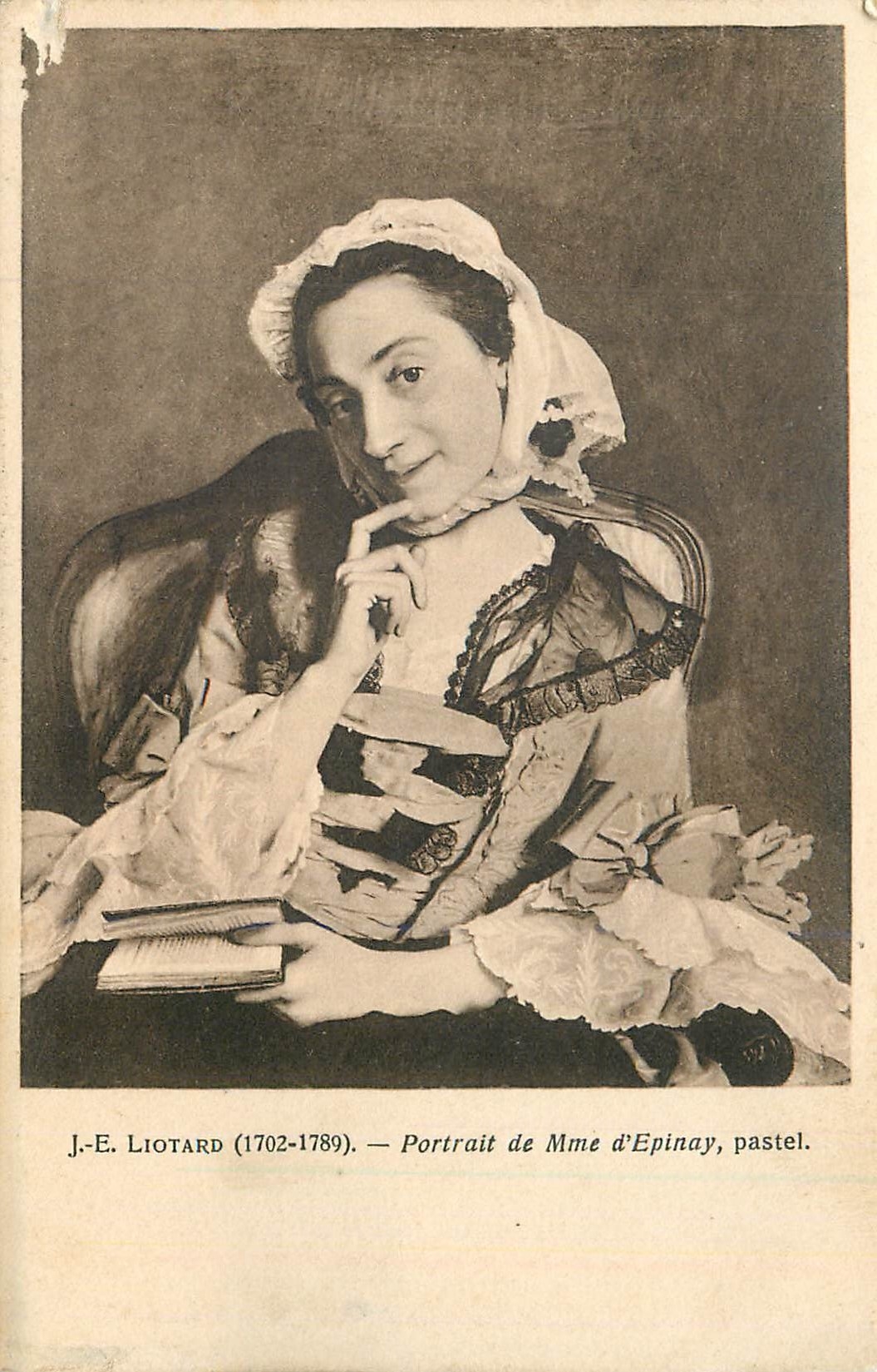 CPA J e liotard (1702 1789 portrait de mme d epinay pastel)