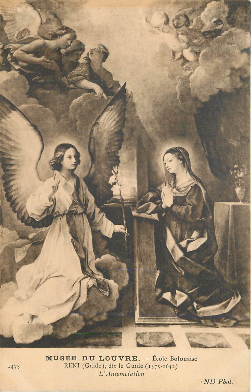 CPA Musee du louvre ecole bolonaise reni(gnido) dit le guide(1575 1642)