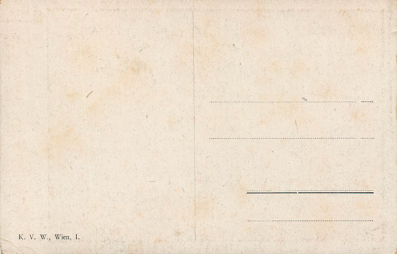 CPA De heem leckerbissen — Verso