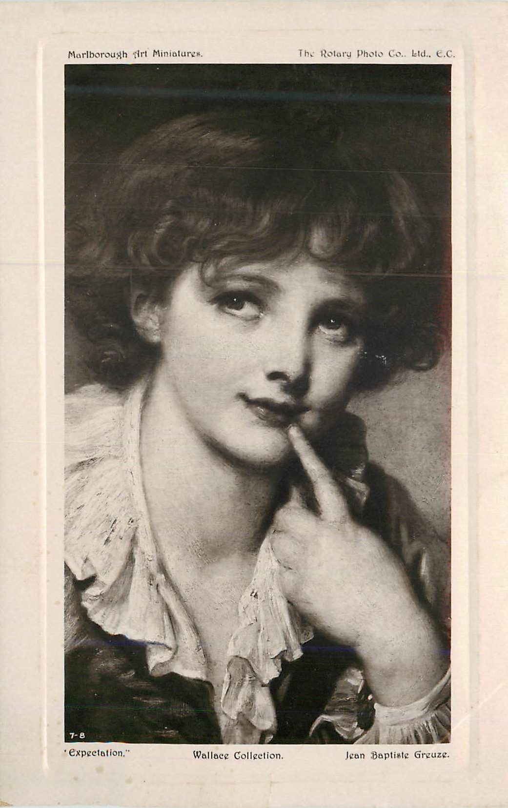 CPA Expectation wallace collection jean baptiste greuze