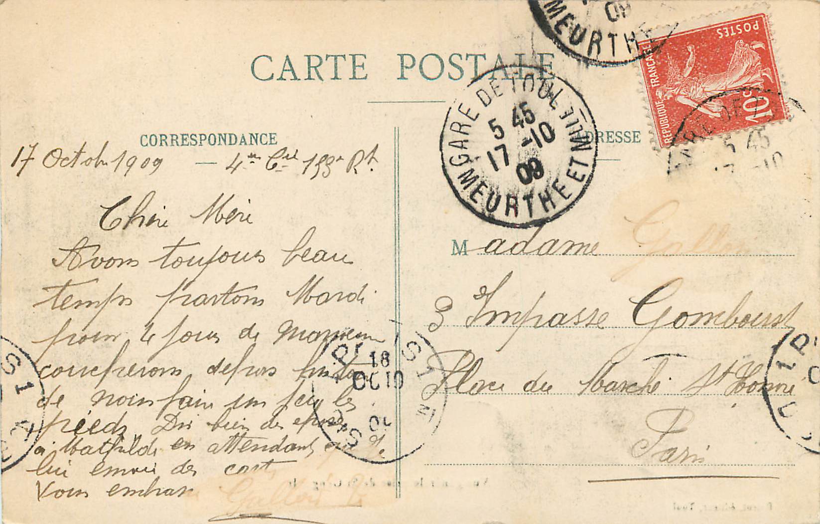Vue générale de la cathédrale de Toul — Toul illustré — éditeur Polrot, Toul — Rückseite