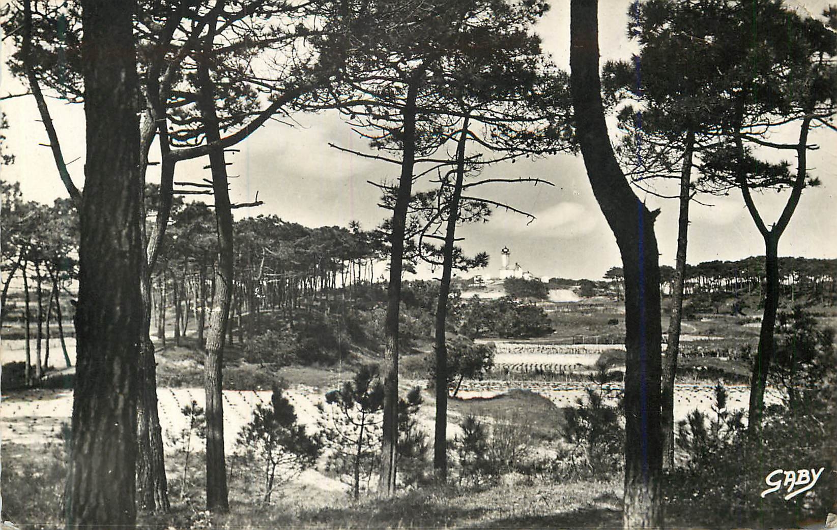 CPM 62 la tranche sur mer vendee les pins et le phare