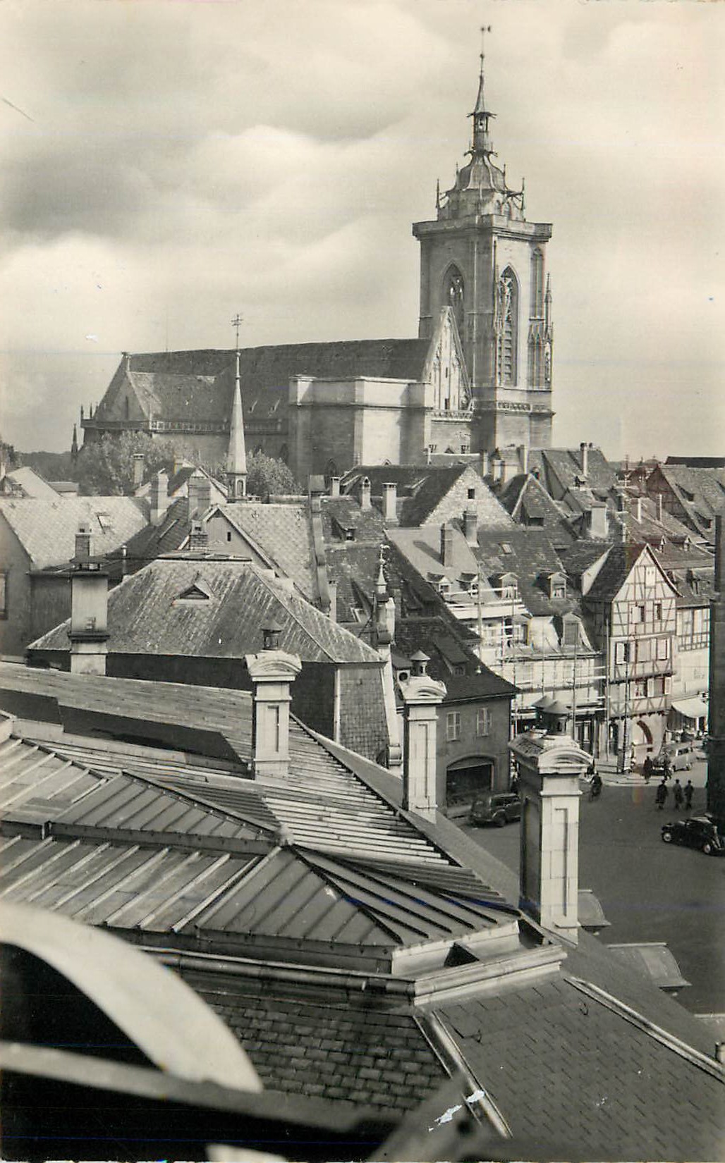 CPM 33 colmar (haut rhin) la cathedrale vue des villes de france