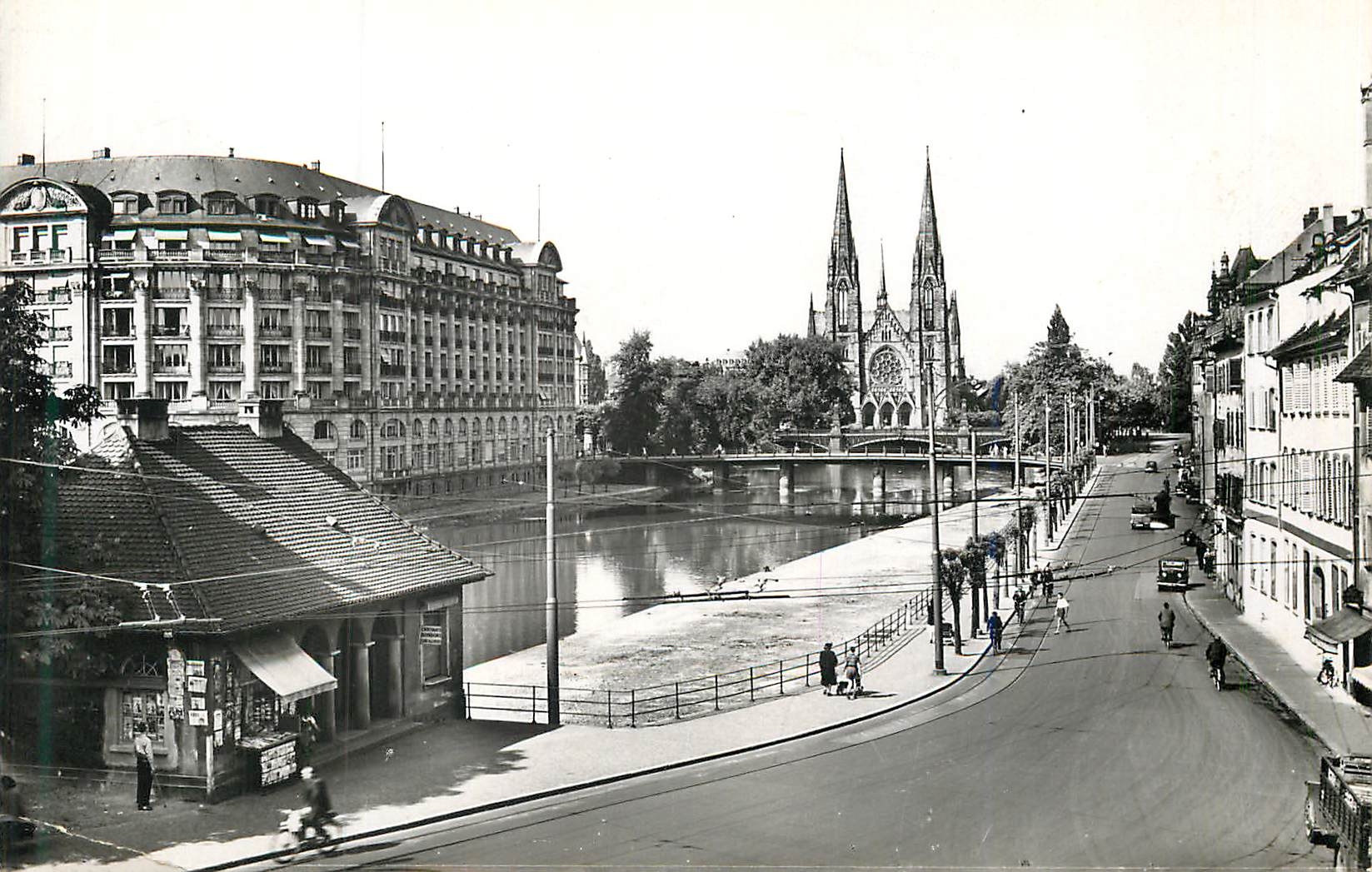 Strasbourg (Bas-Rhin) — Quai des Pêcheurs St-Paul et « Esca » — Edition X. Lechner et Cie