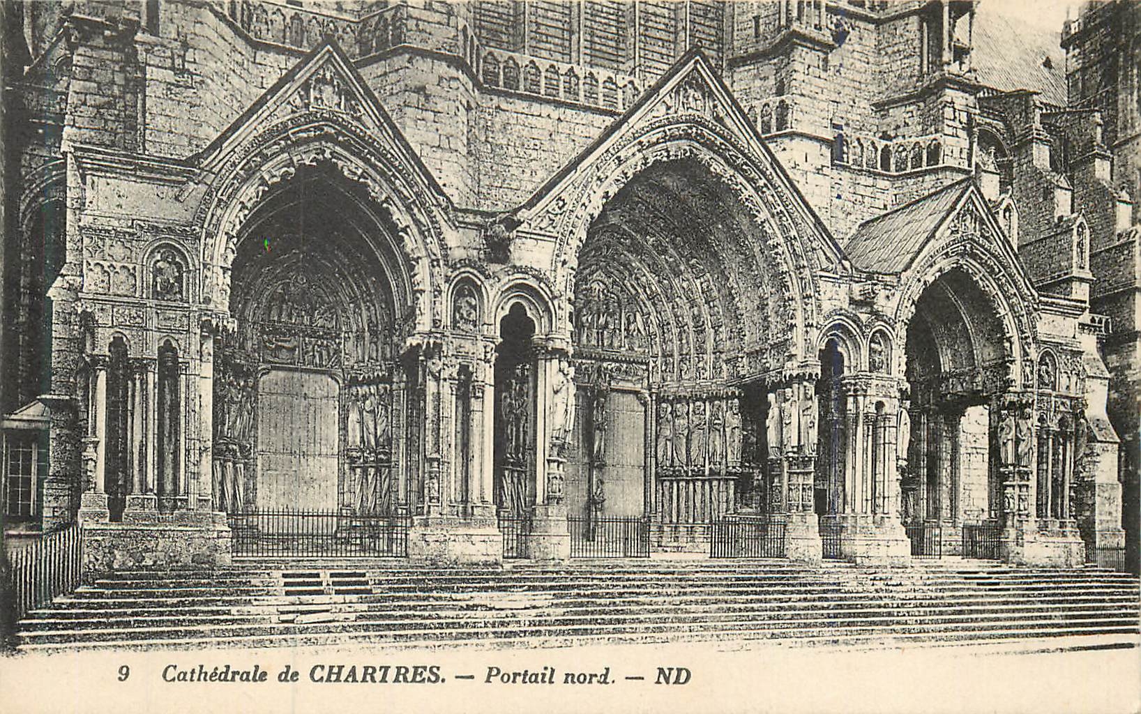 Cathédrale de CHARTRES — Portail nord — ND