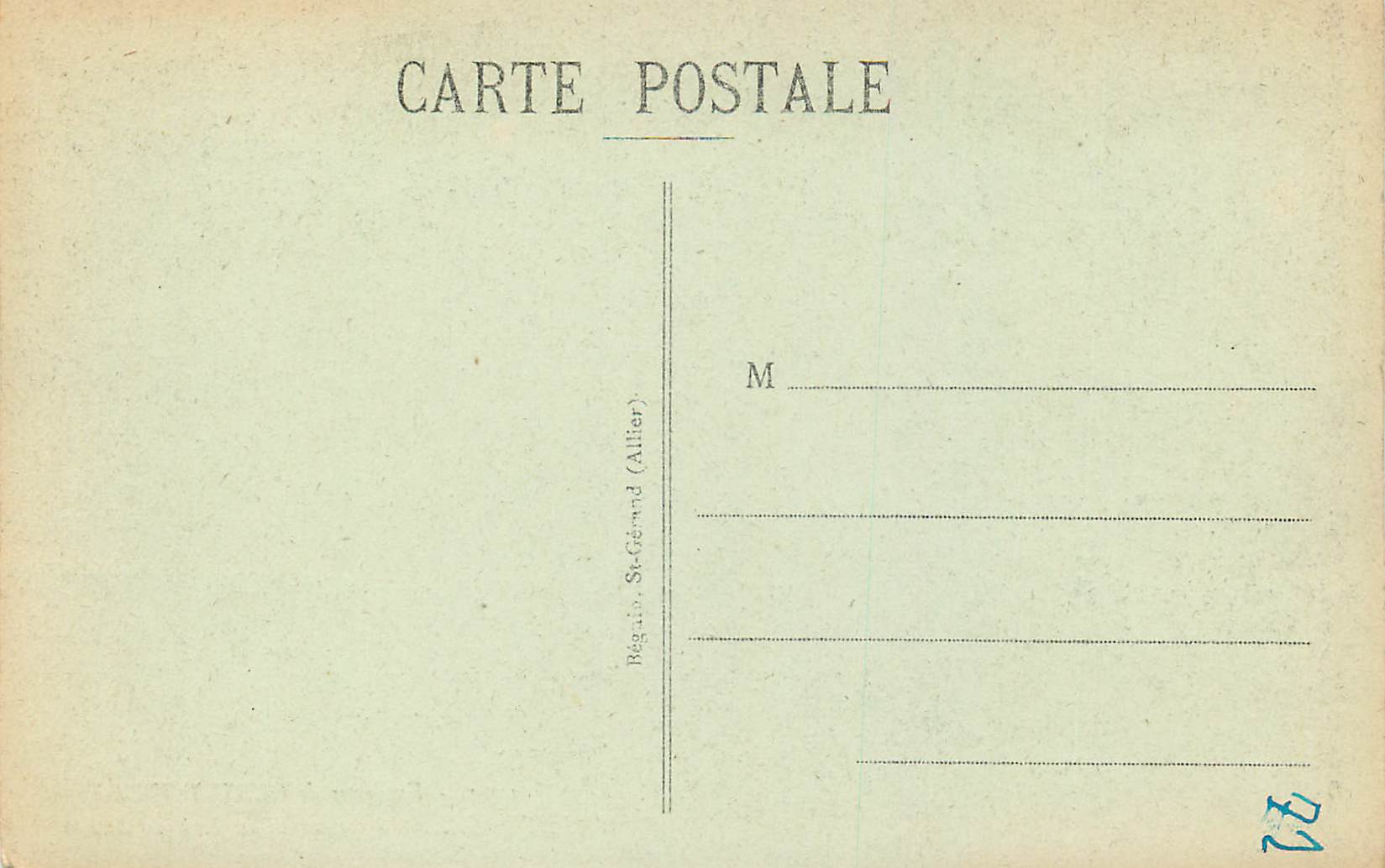 CPA 1773 environs de cusset vichy l ardoisiere promenade au bord du sichon — Rückseite