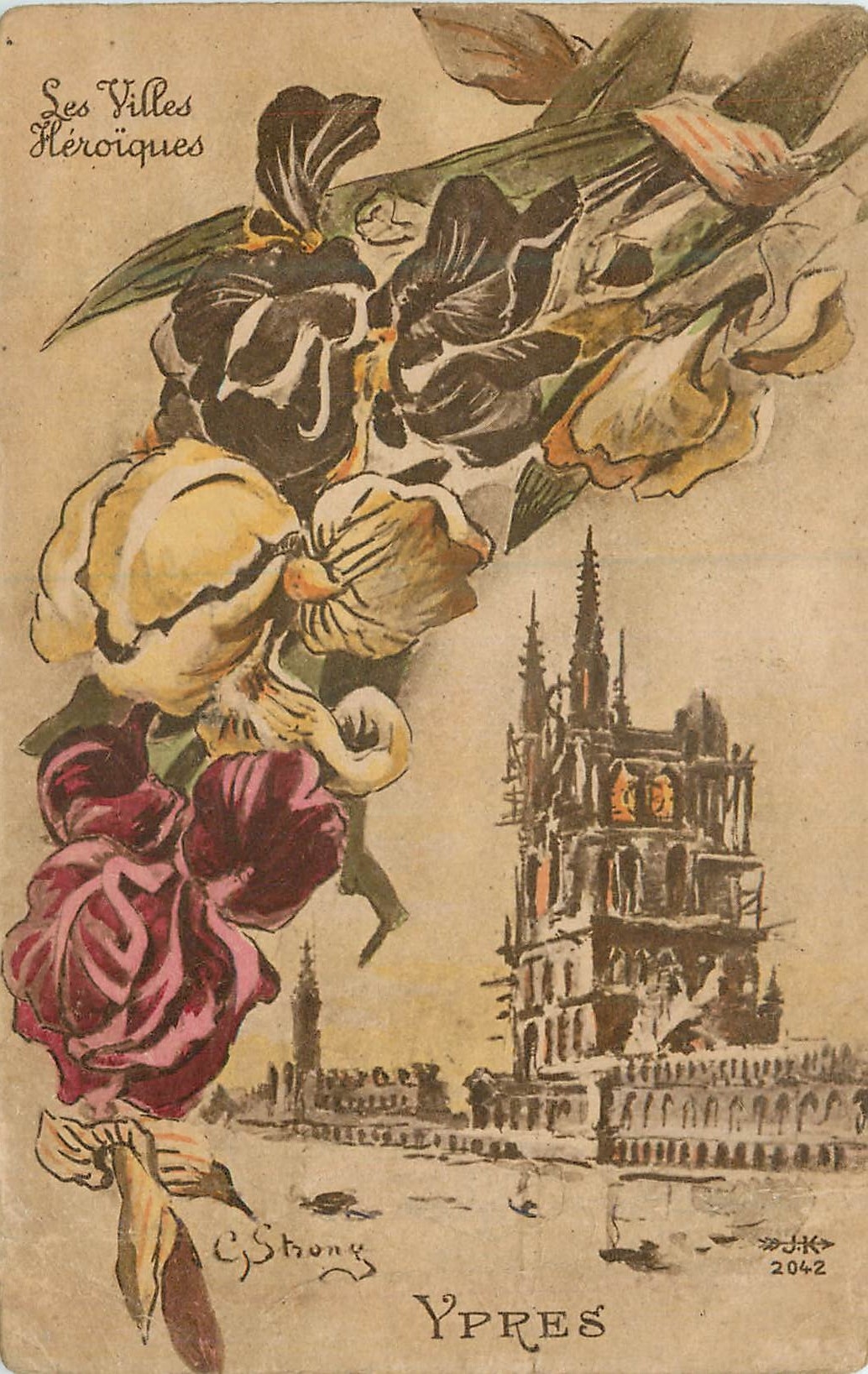 CPA Les villes heroiques ypres
