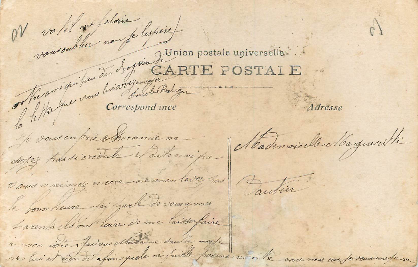 Couple en intérieur — E.B.R. — éditeur E.B.R. n°34 — Verso