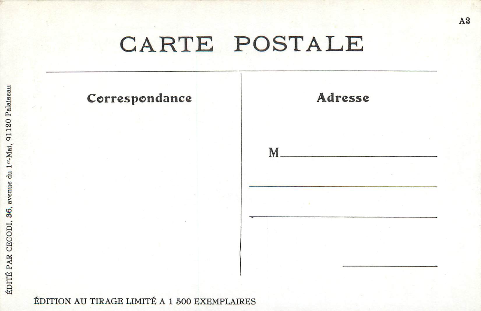 REPRO Scenes de foire 245 goutelier ambulant — Verso