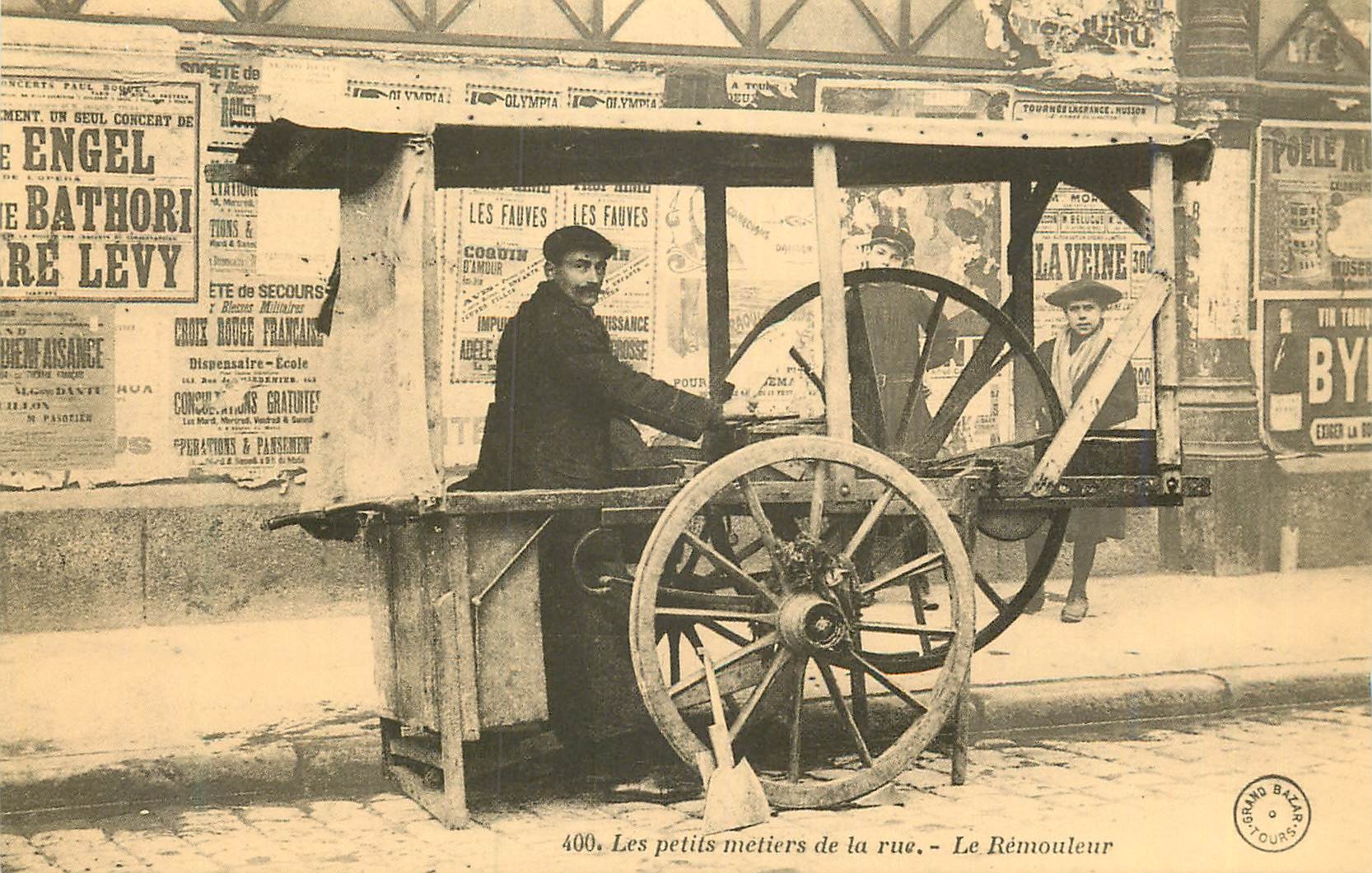 REPRO 400 les petits metiers de la rue le remouleur