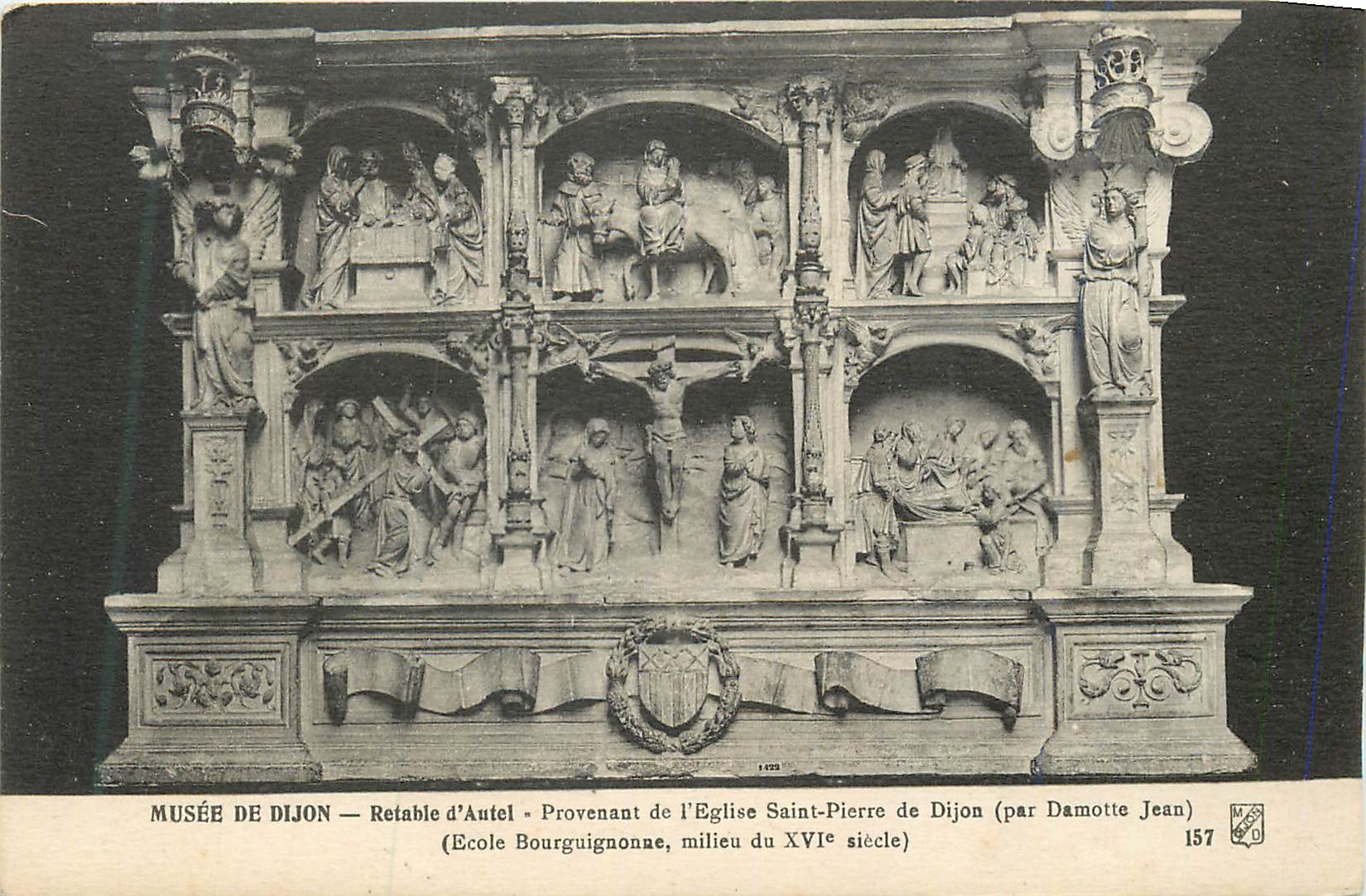CPA Musee de dijon retable d autel provenant de l eglise saint pierre de dijon(par damotte jean)