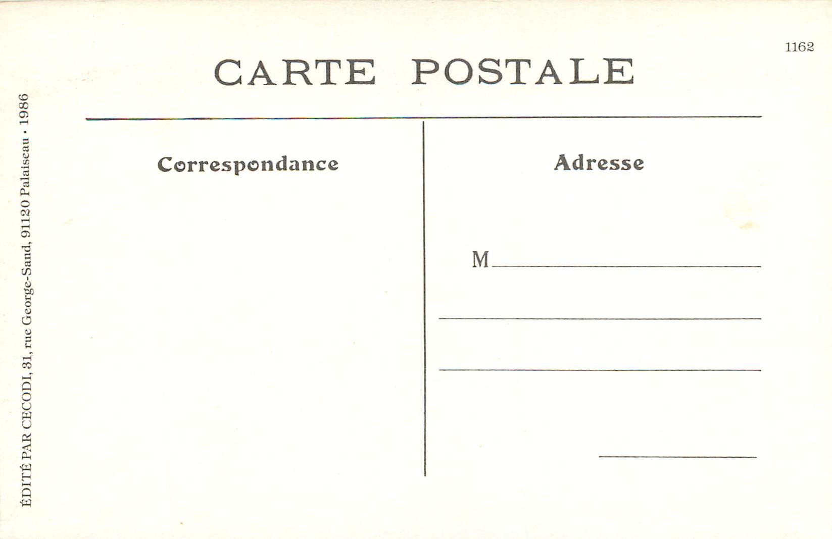 REPRO Les p tits metiers de paris la colonne d affiches theatrales — Rückseite