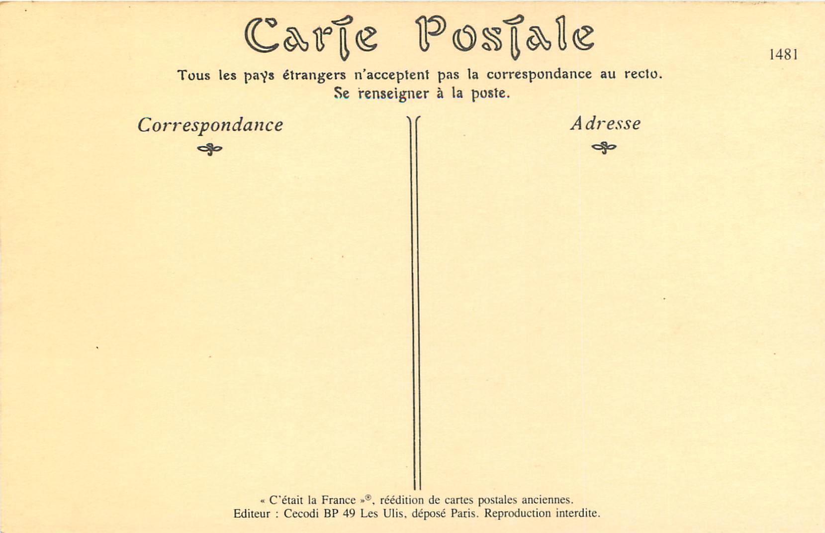 REPRO Types bordelais la fabrication des barriques — Rückseite
