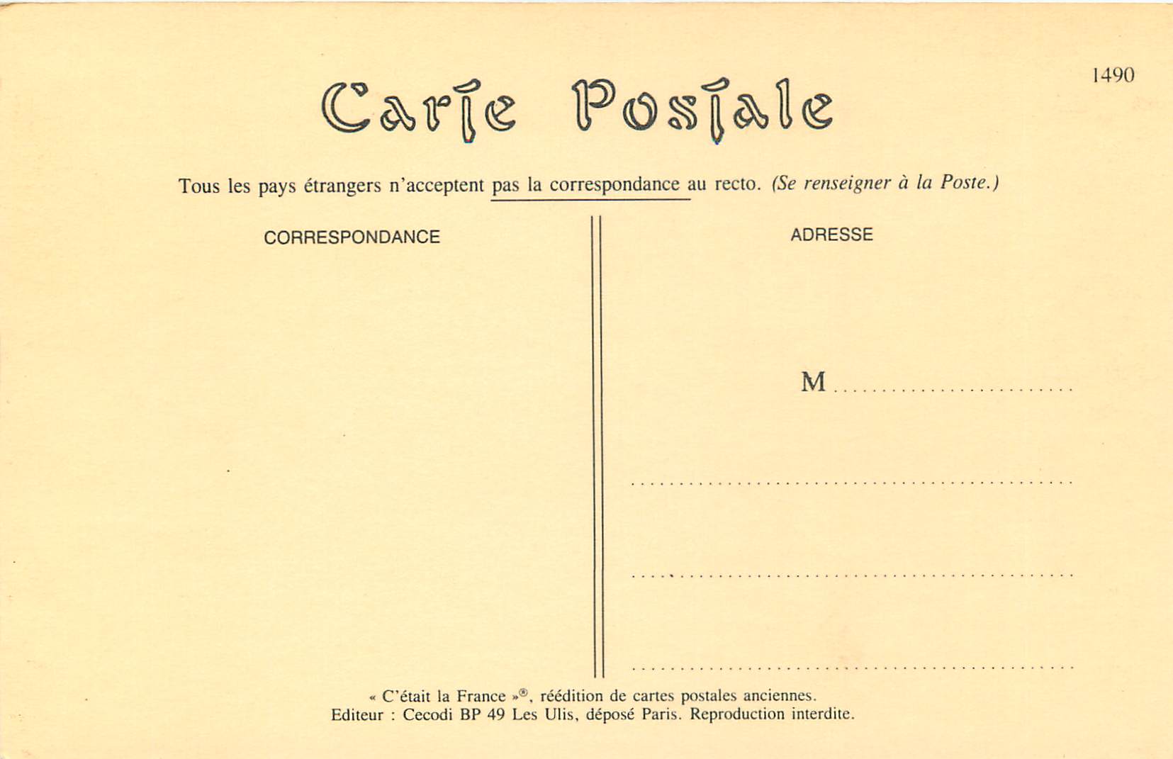 REPRO 108 corse bastia vendeurs d eau de cardo — Back