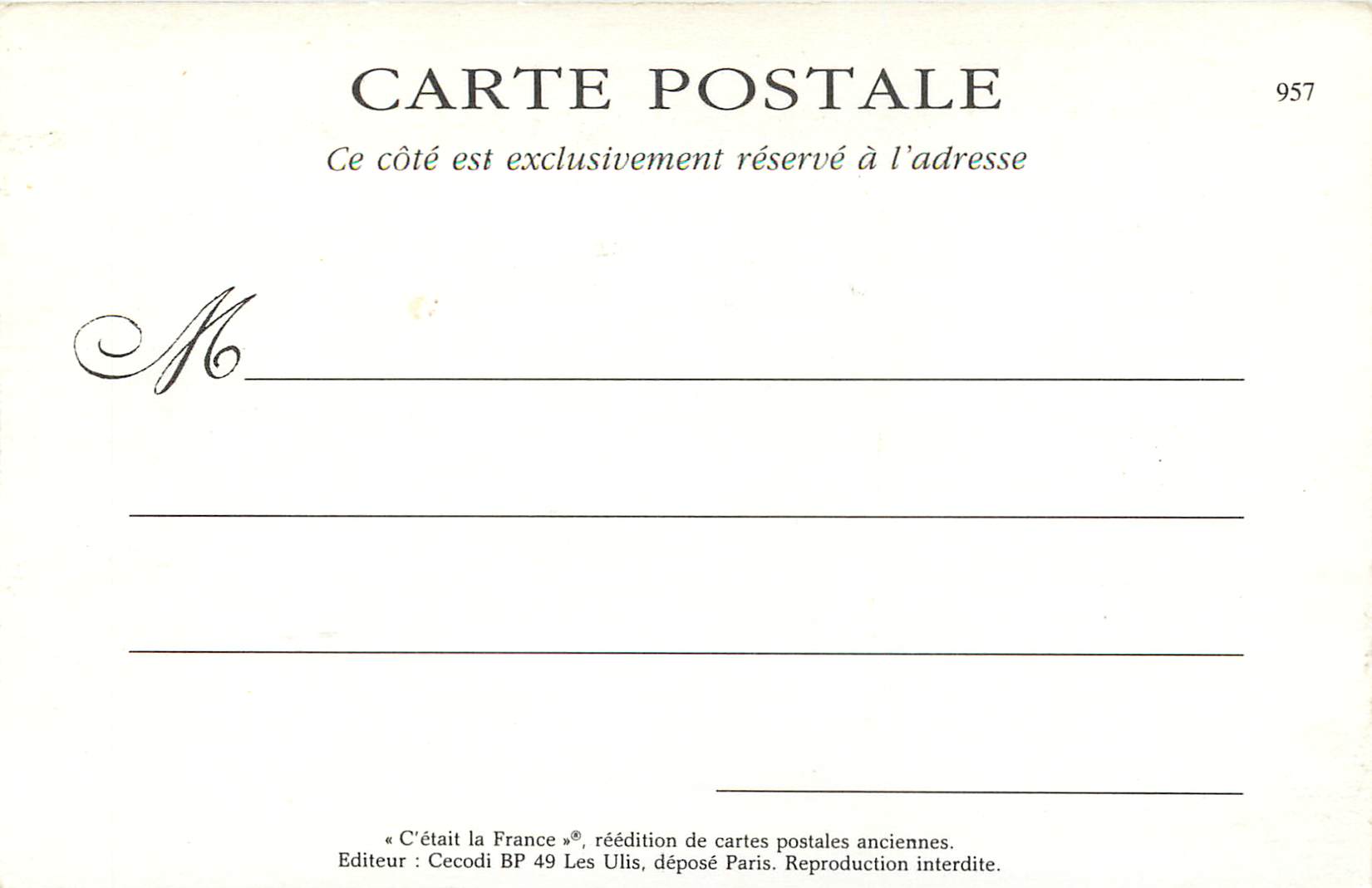 Hyères - Paysanne Hyéroise - Récolte des fruits d'or — La Côte d'Azur, n°148 — Rückseite