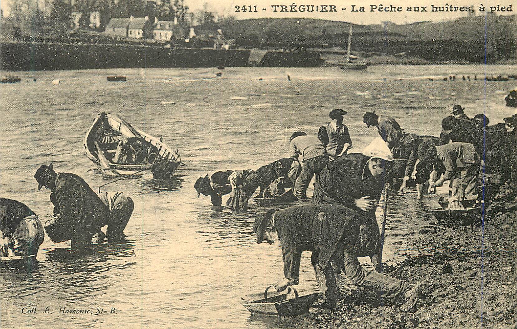 REPRO 2411 treguier la peche aux huitres a pied