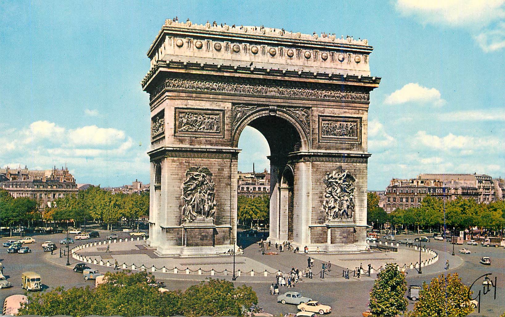 Arc de Triomphe de l'Étoile — Paris — Éd. GUY, n° 1067