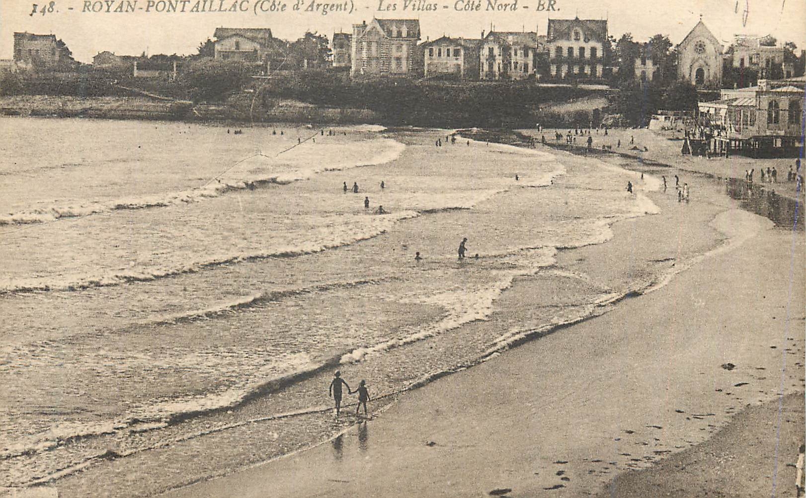 CPA 148 royan pontaillac(cote d argent) les villas cote nord