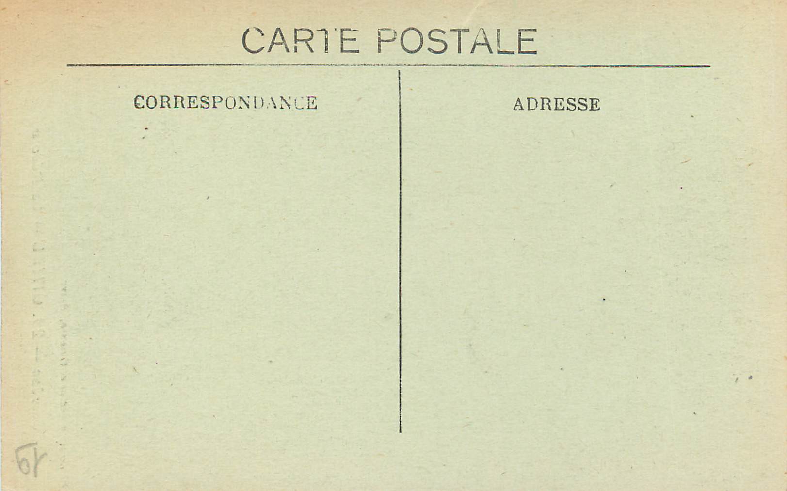 CPA Correze 29 gimel la redole — Rückseite