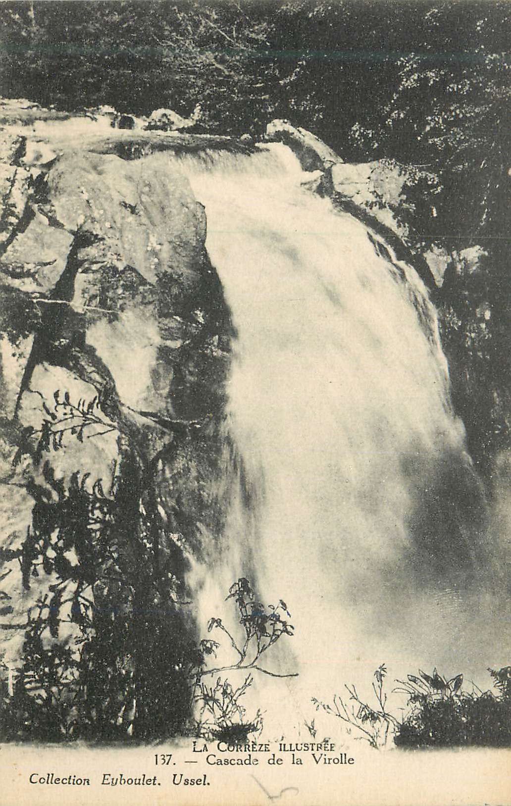CPA La correze illustree 137 cascade de la virolle