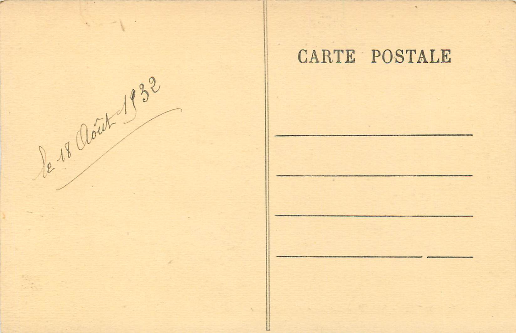 CPA Correze 281 bort le saut de la saule — Rückseite