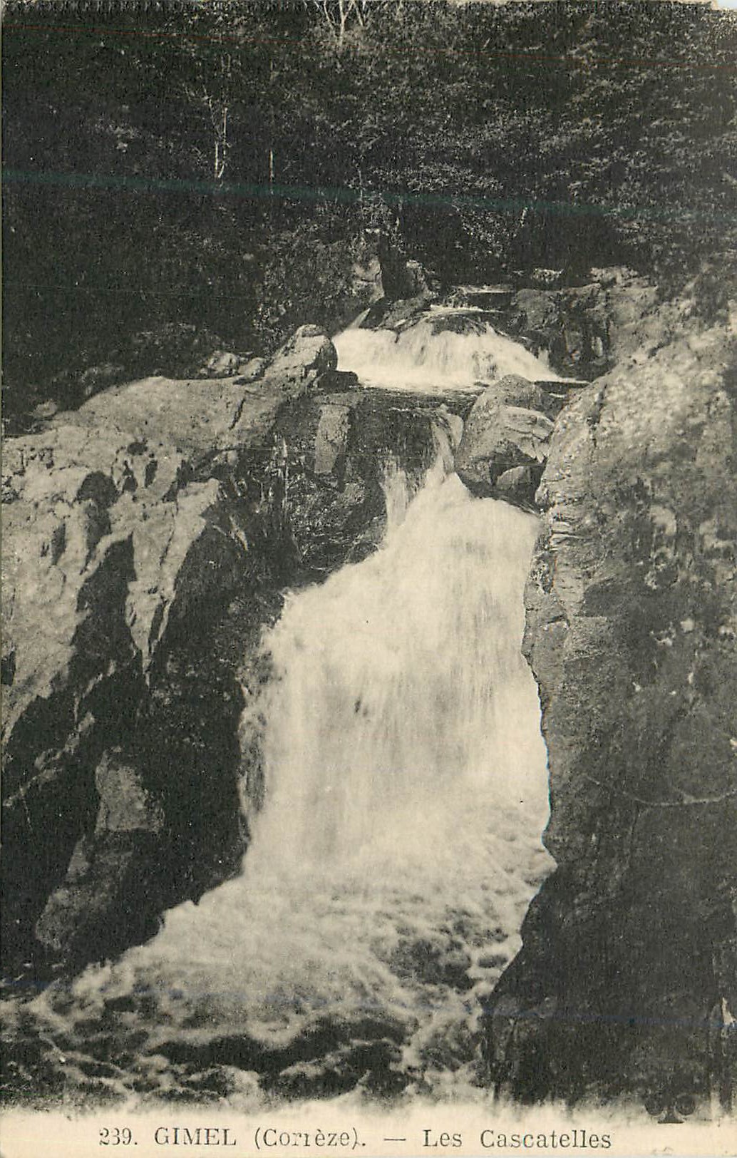 CPA 239 gimel (correze) les cascatelles