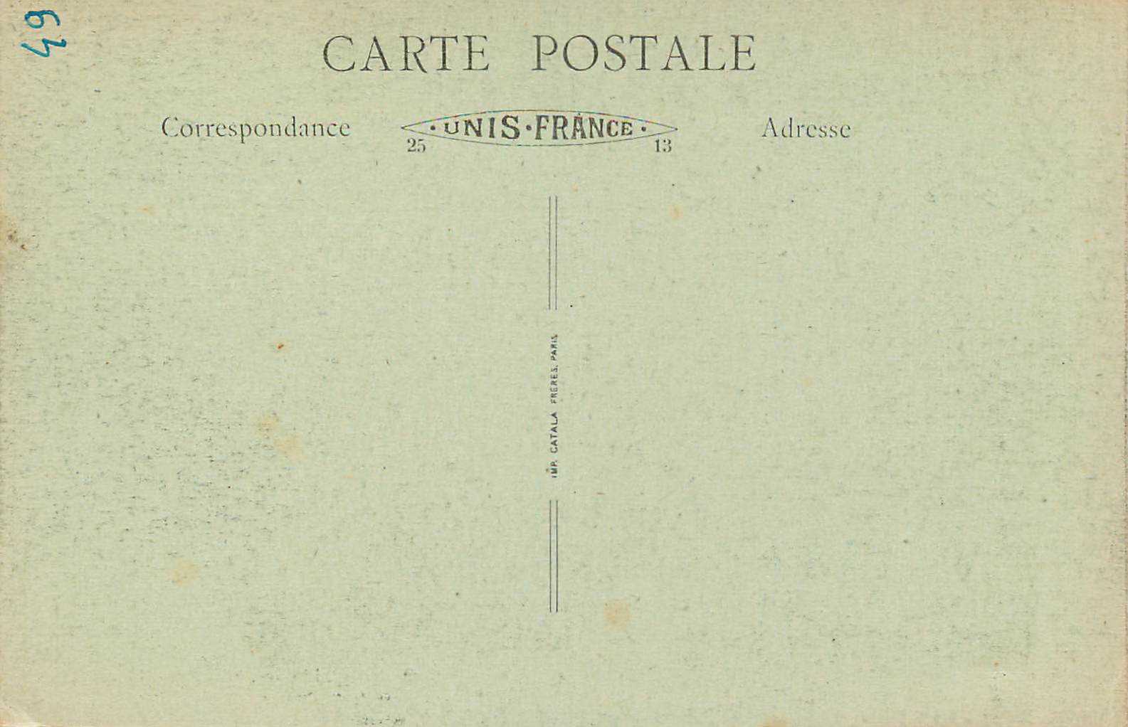 CPA 38 vichy(allier) parc des celestins — Verso