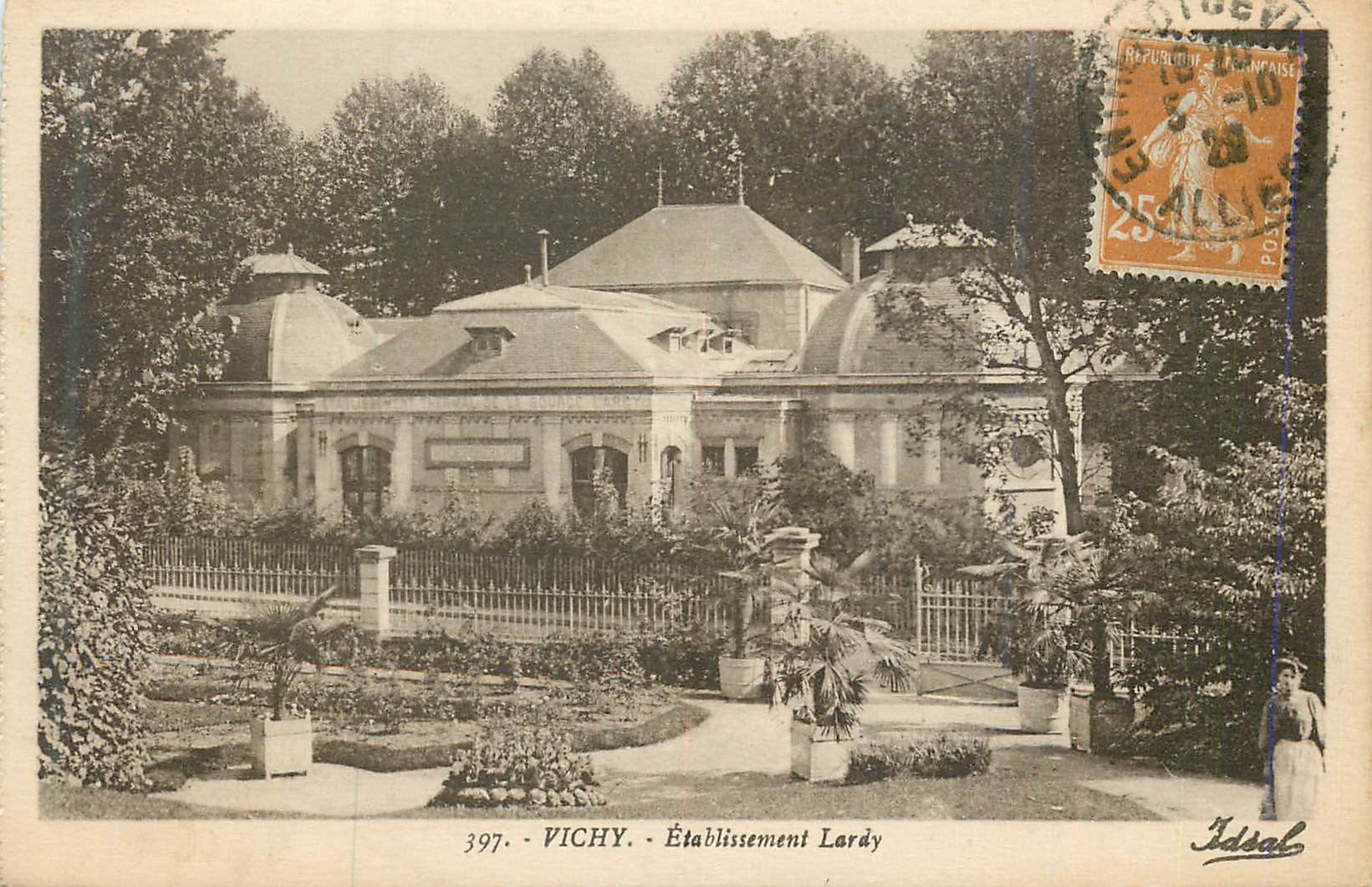 CPA 397 vichy etablissement lardy
