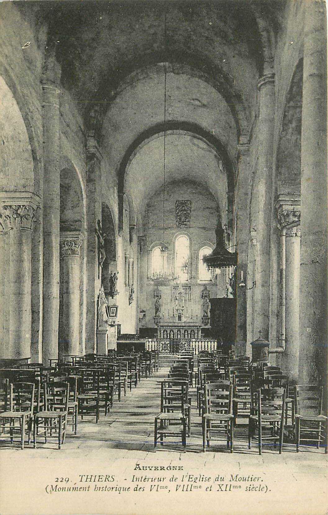 CPA Auvergne 229 thiers interieur de l eglise du moutier