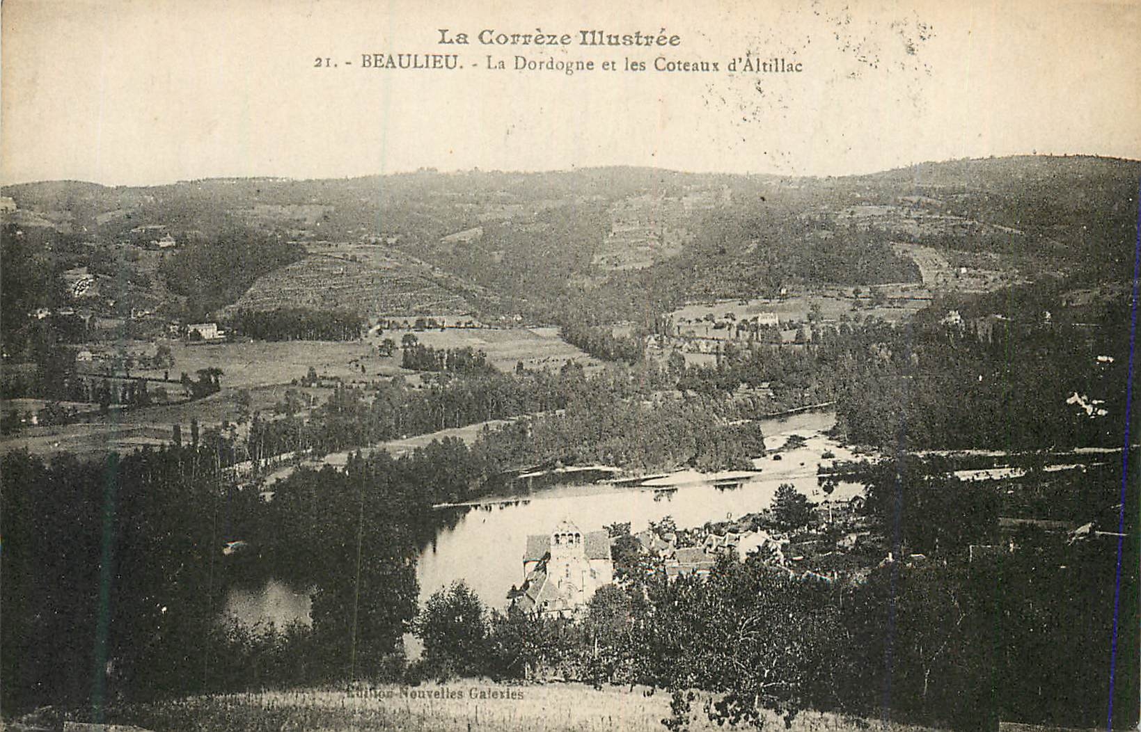 CPA La correze illustree 21 beaulieu la dordogne et les coteaux d altillac