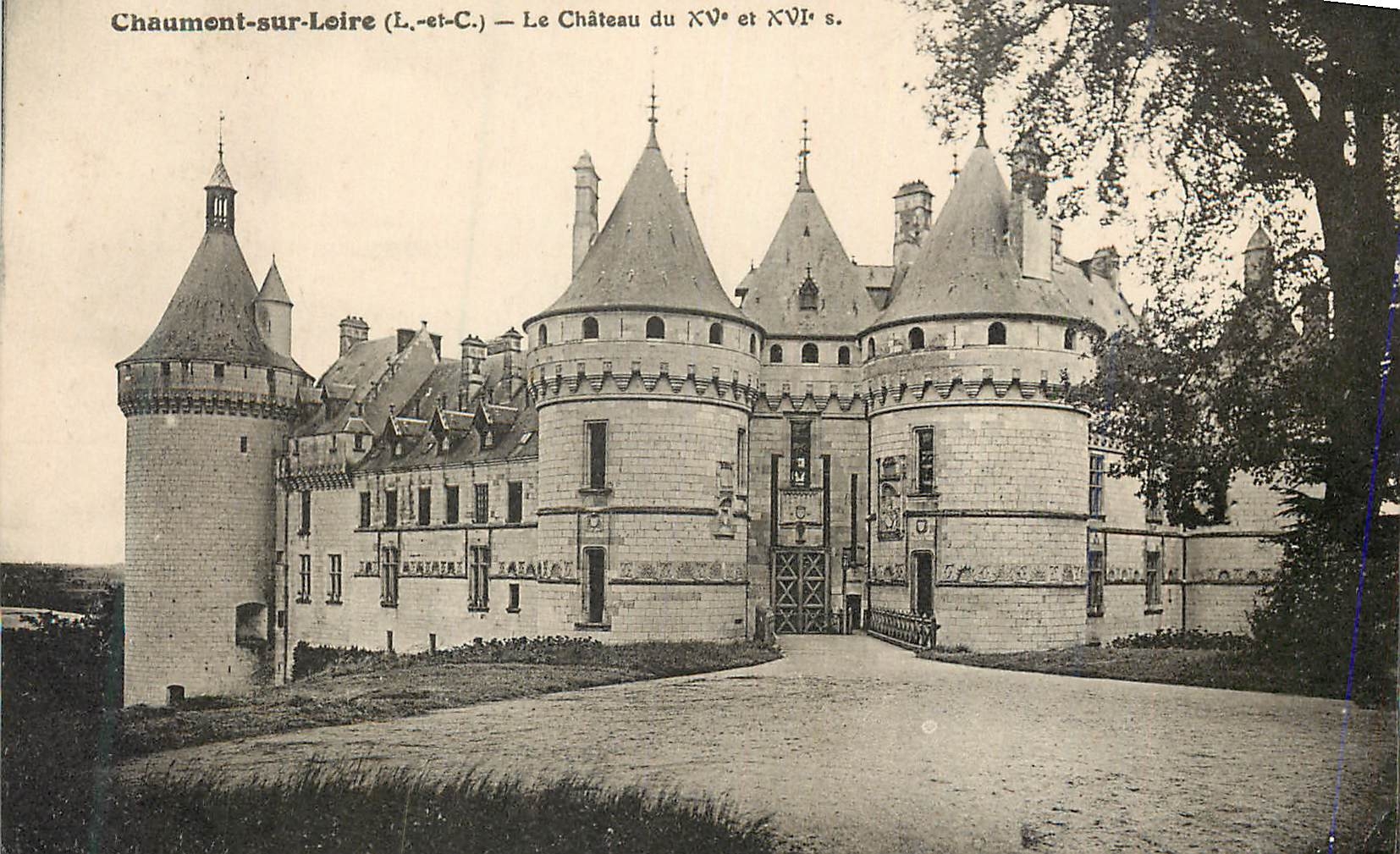 CPA Chaumont sur loire(l et c) le chateau du xv et xvi s