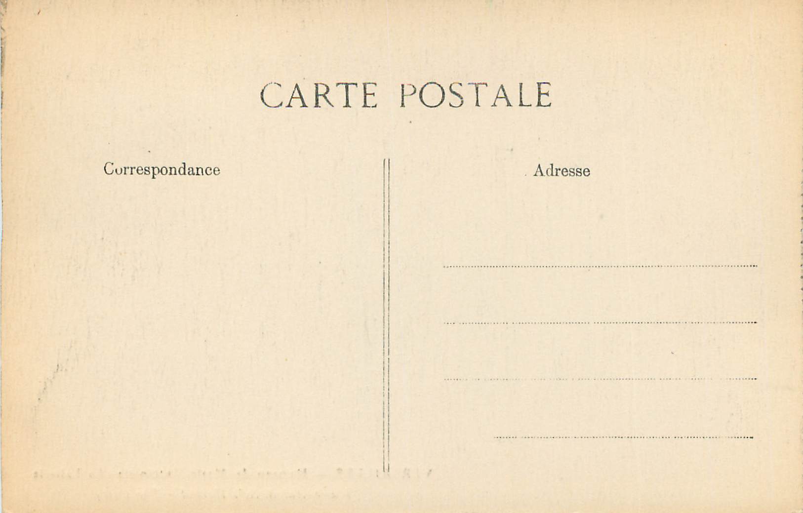 Versailles — Hameau de Marie-Antoinette — La Laiterie — Verso