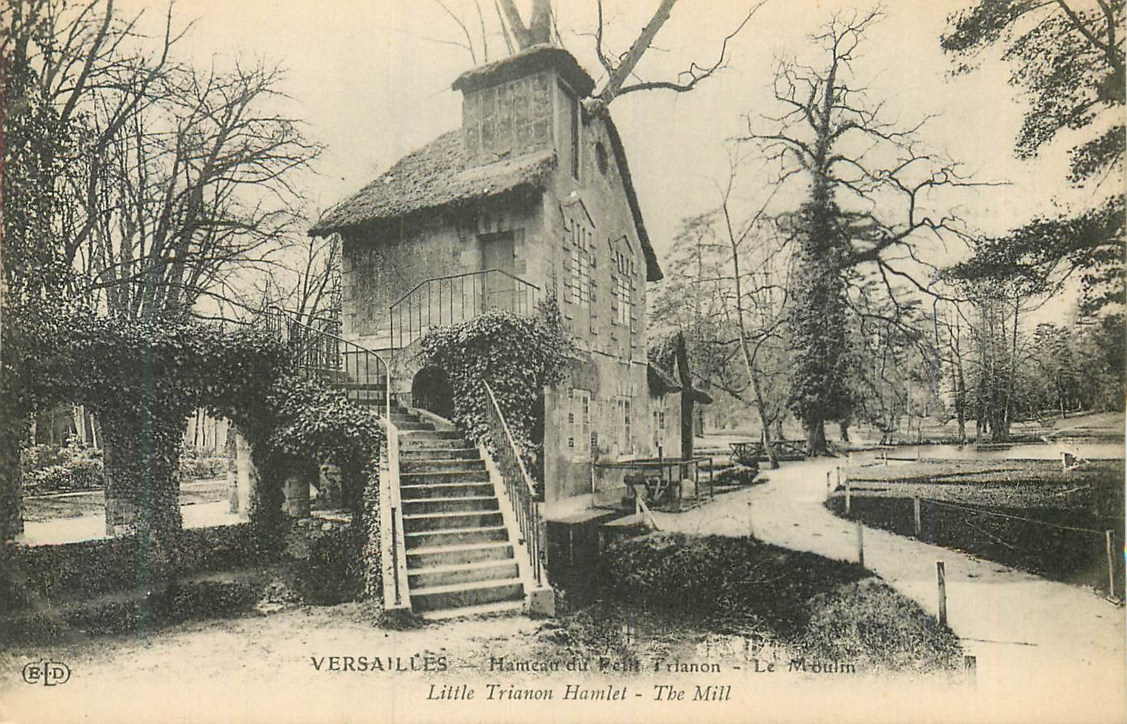 CPA Versailles hameau du petit trianon le moulin