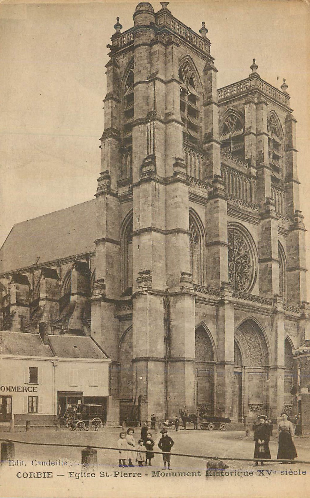 CPA Corbie eglise st pierre monument historique xv siecle