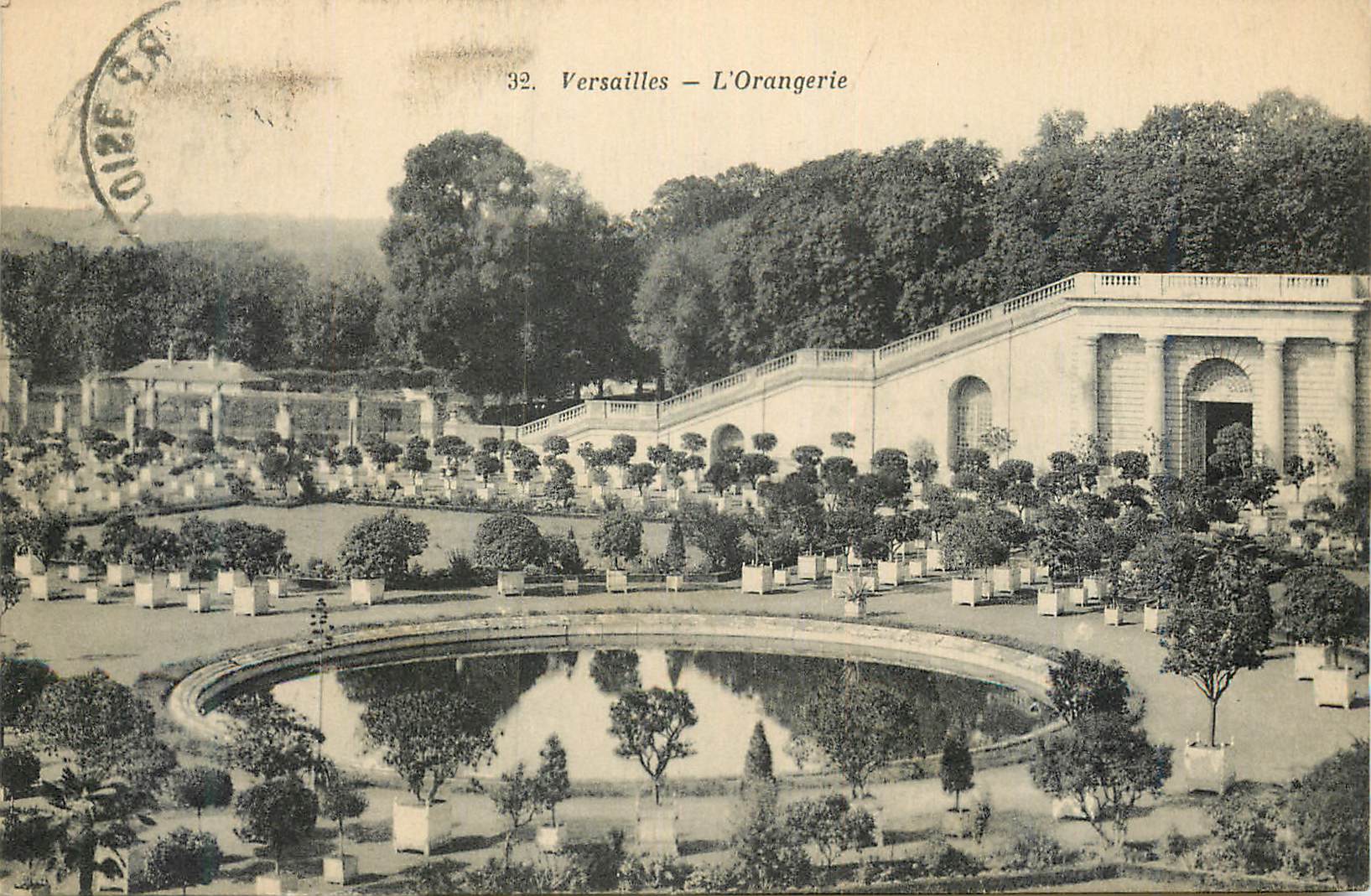 CPA 32 versailles l orangerie