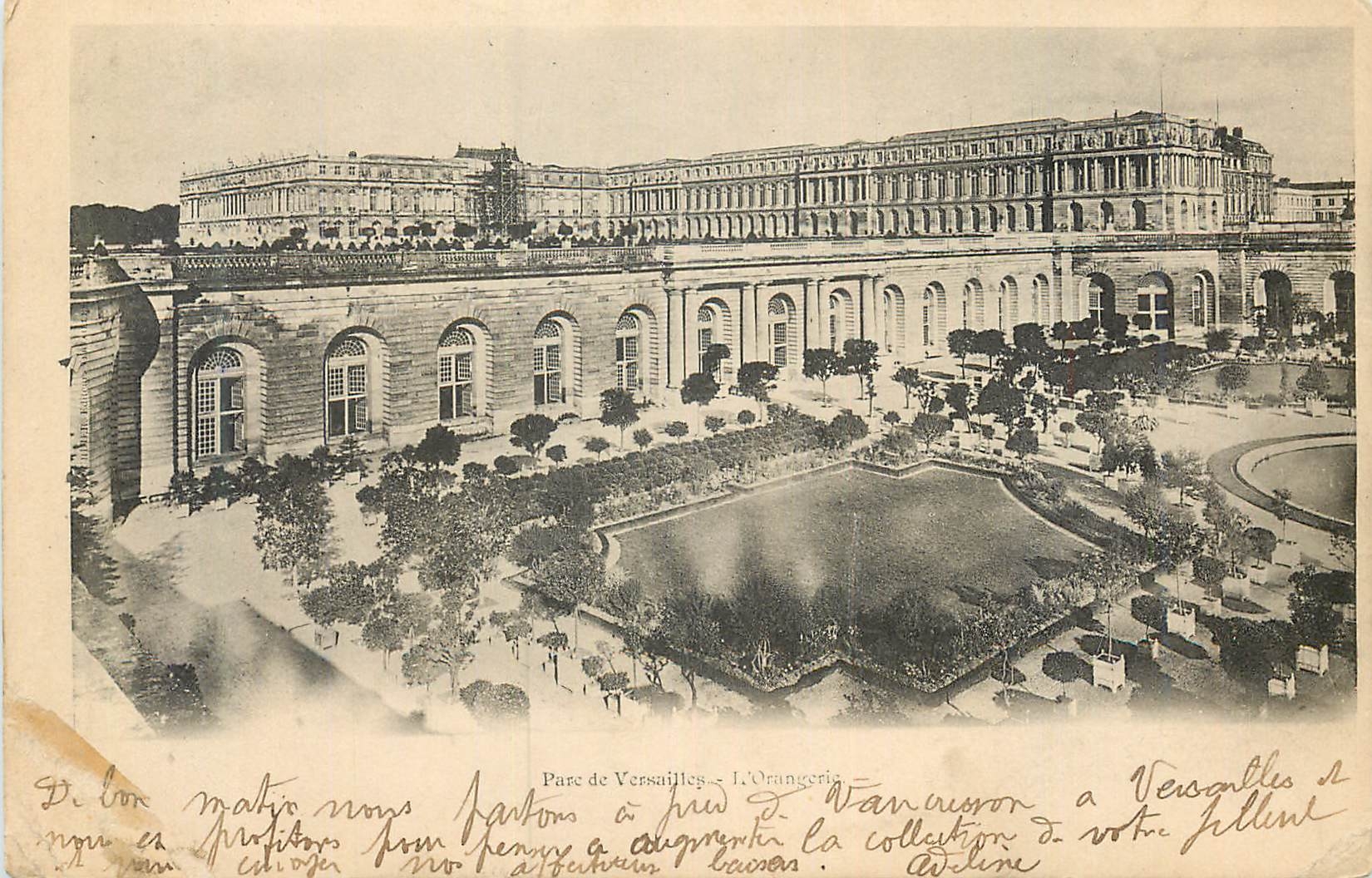 CPA Parc de versailles l orangerie