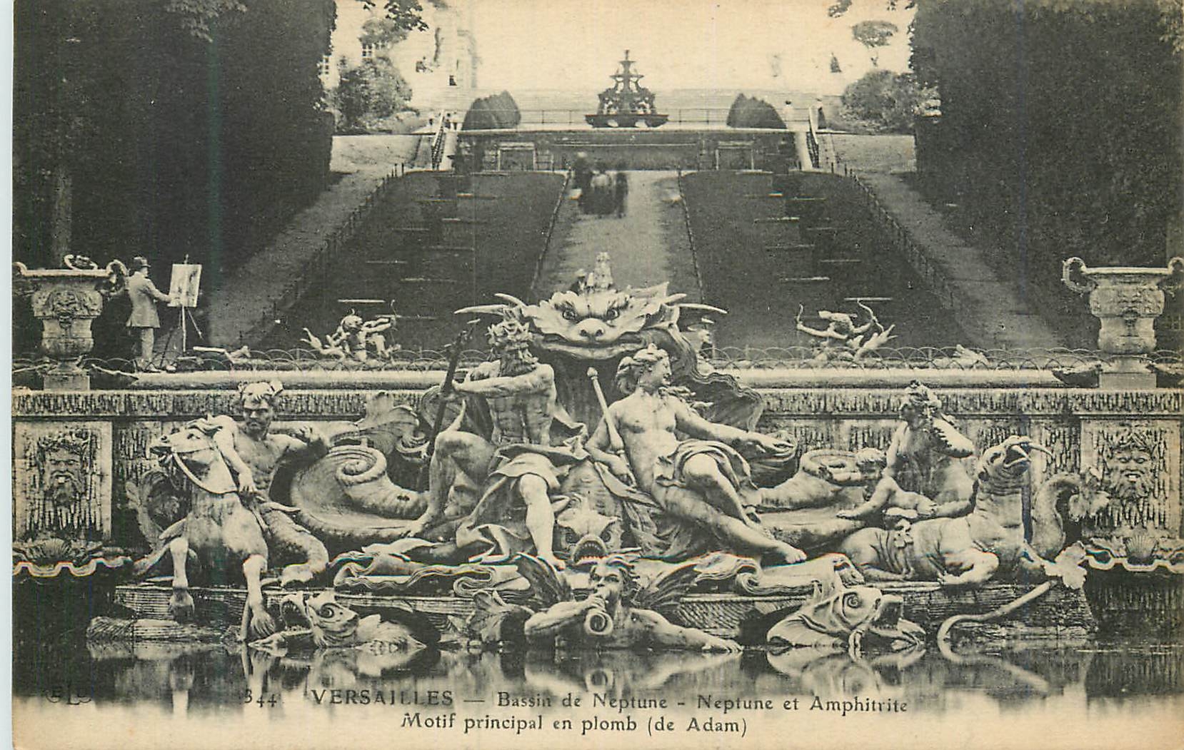 CPA 544 versailles bassin de neptune