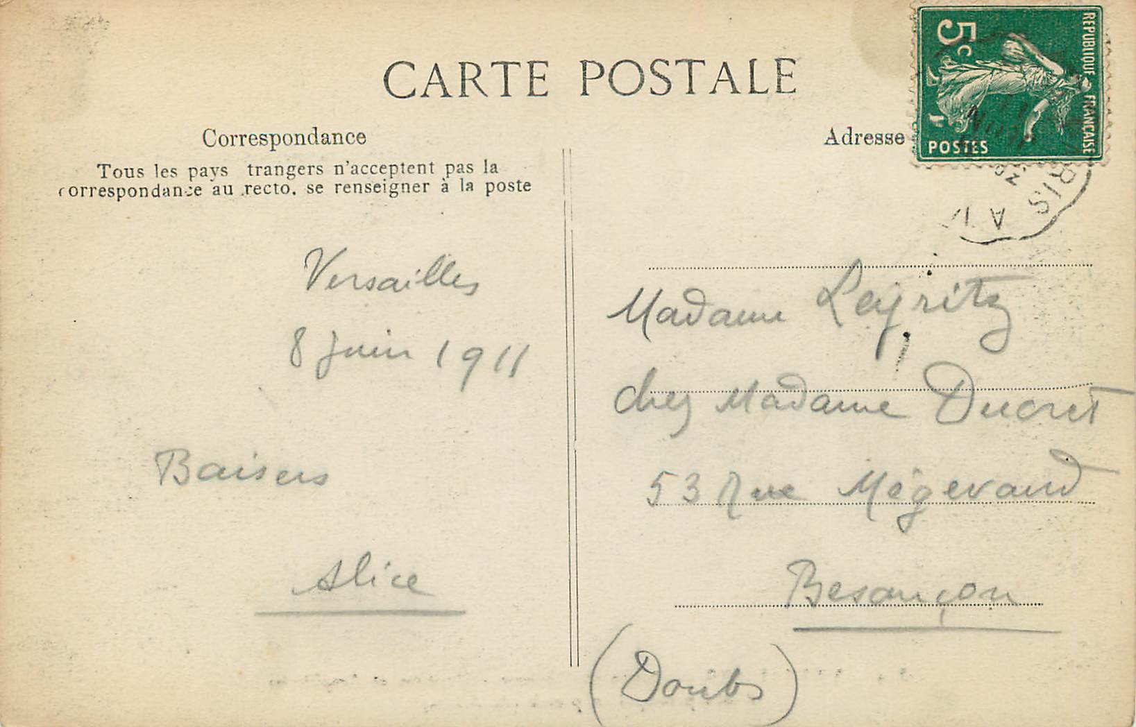 CPA 544 versailles bassin de neptune — Verso