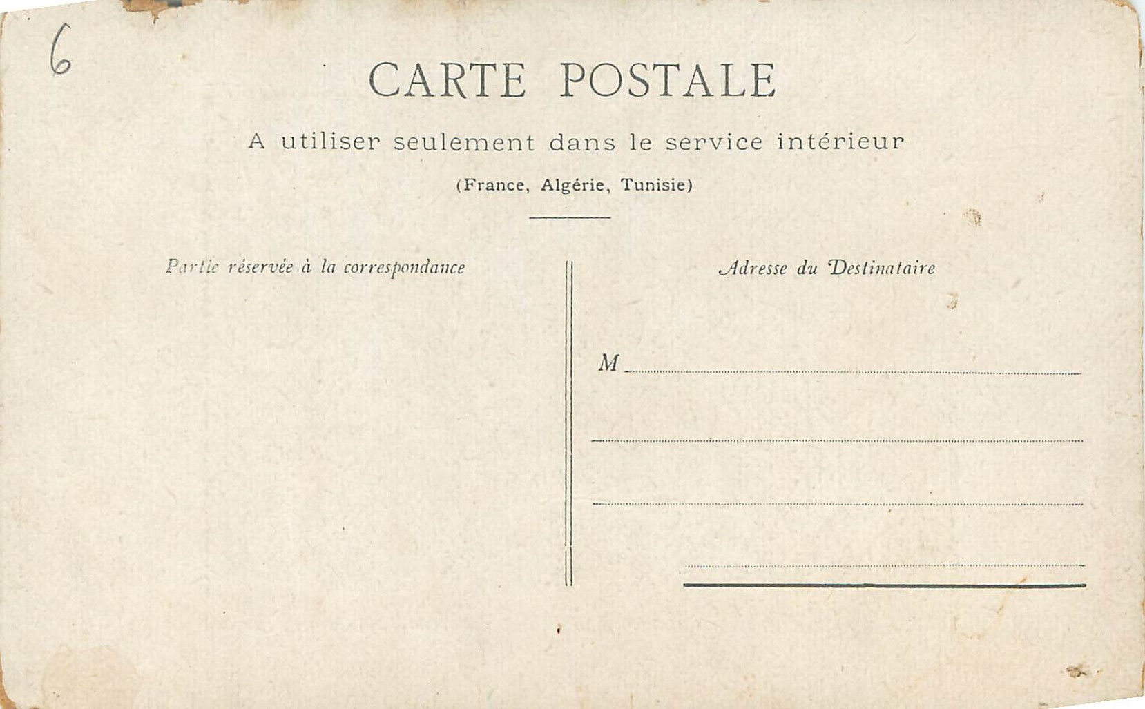 Le Gue — Scène de couple dans un paysage — éditeur non visible — Verso