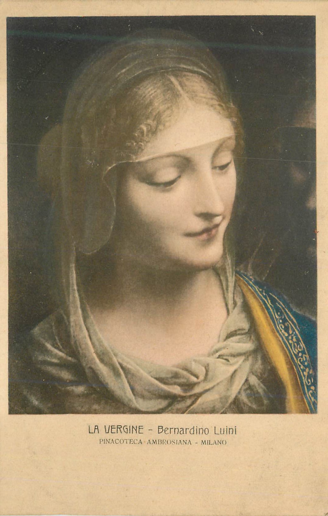 CPA La vergine bernardino luini