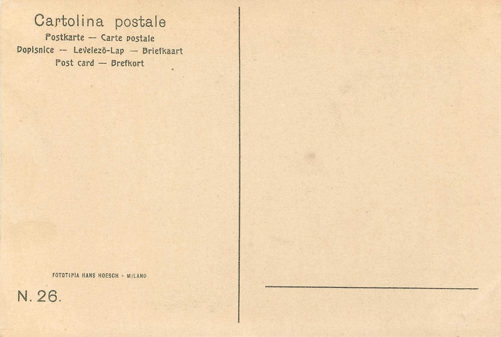 CPA Sposalizio di s caterina bernardino luini — Verso