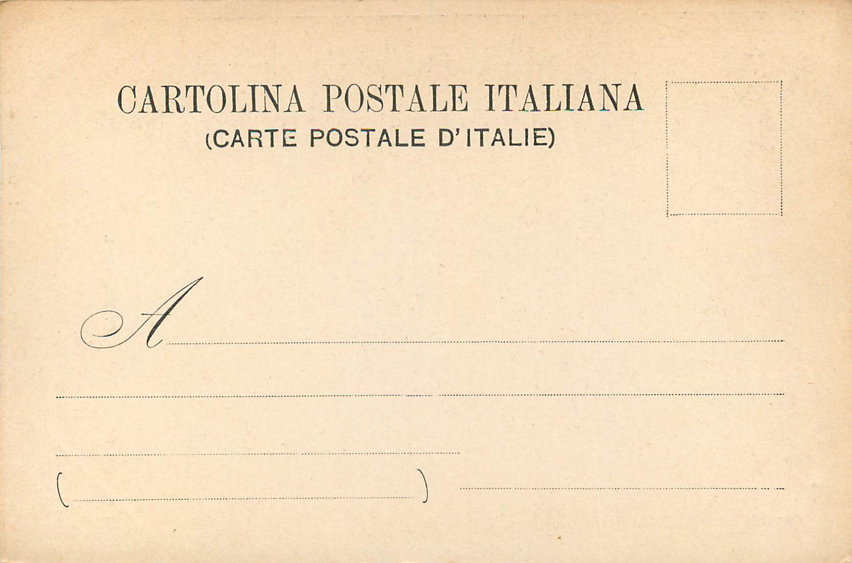 CPA I martiri gorgomiesi c fracassini — Verso