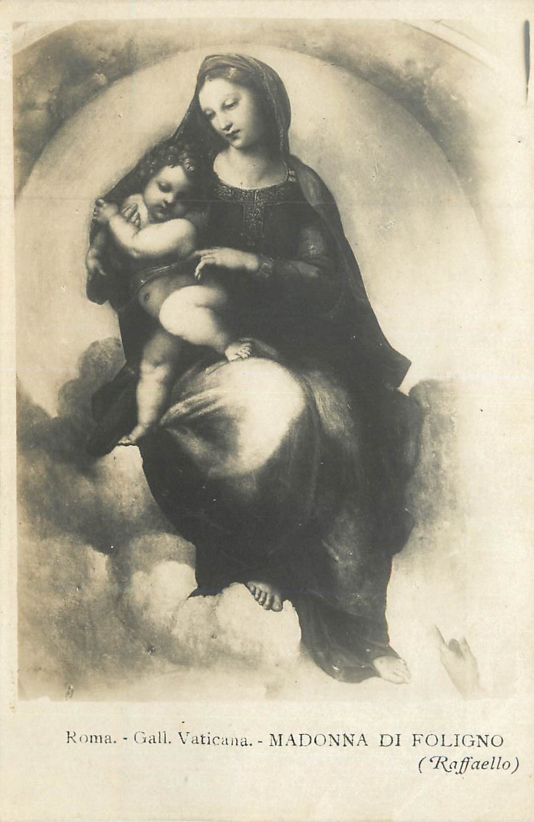 CPA Roma gall vaticana madonna di foligno (raffaello)
