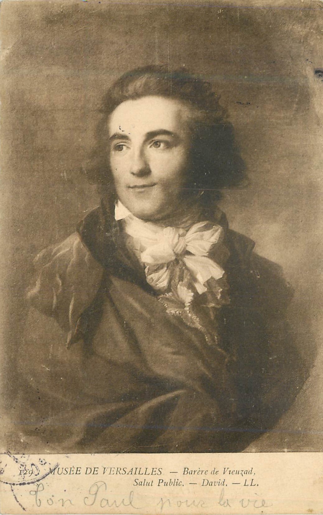 Portrait de Barère de Vieuzad — Musée de Versailles — David — LL. — n°129