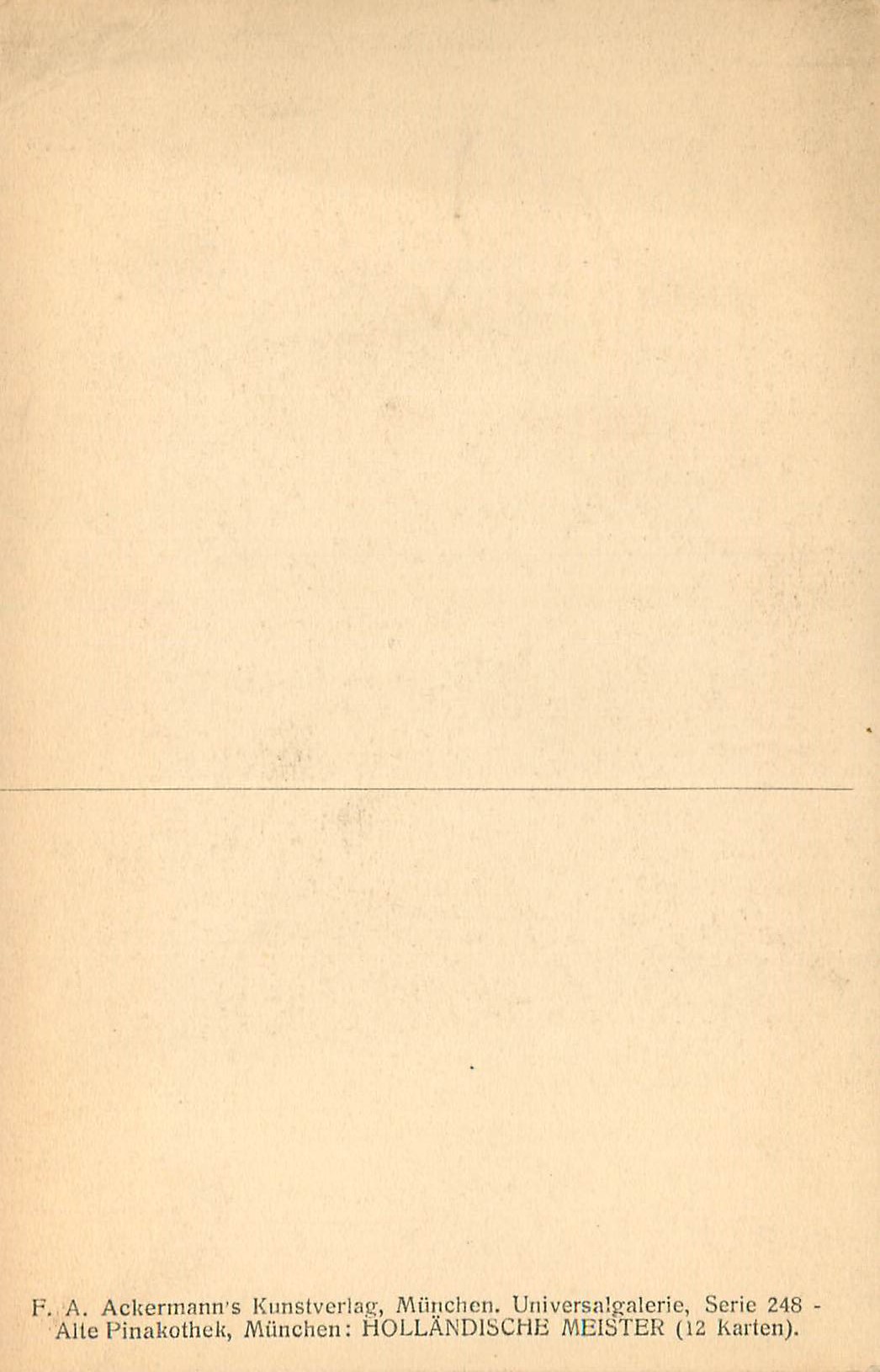 CPA G ter borch knabe und hund garcon et chien — Rückseite