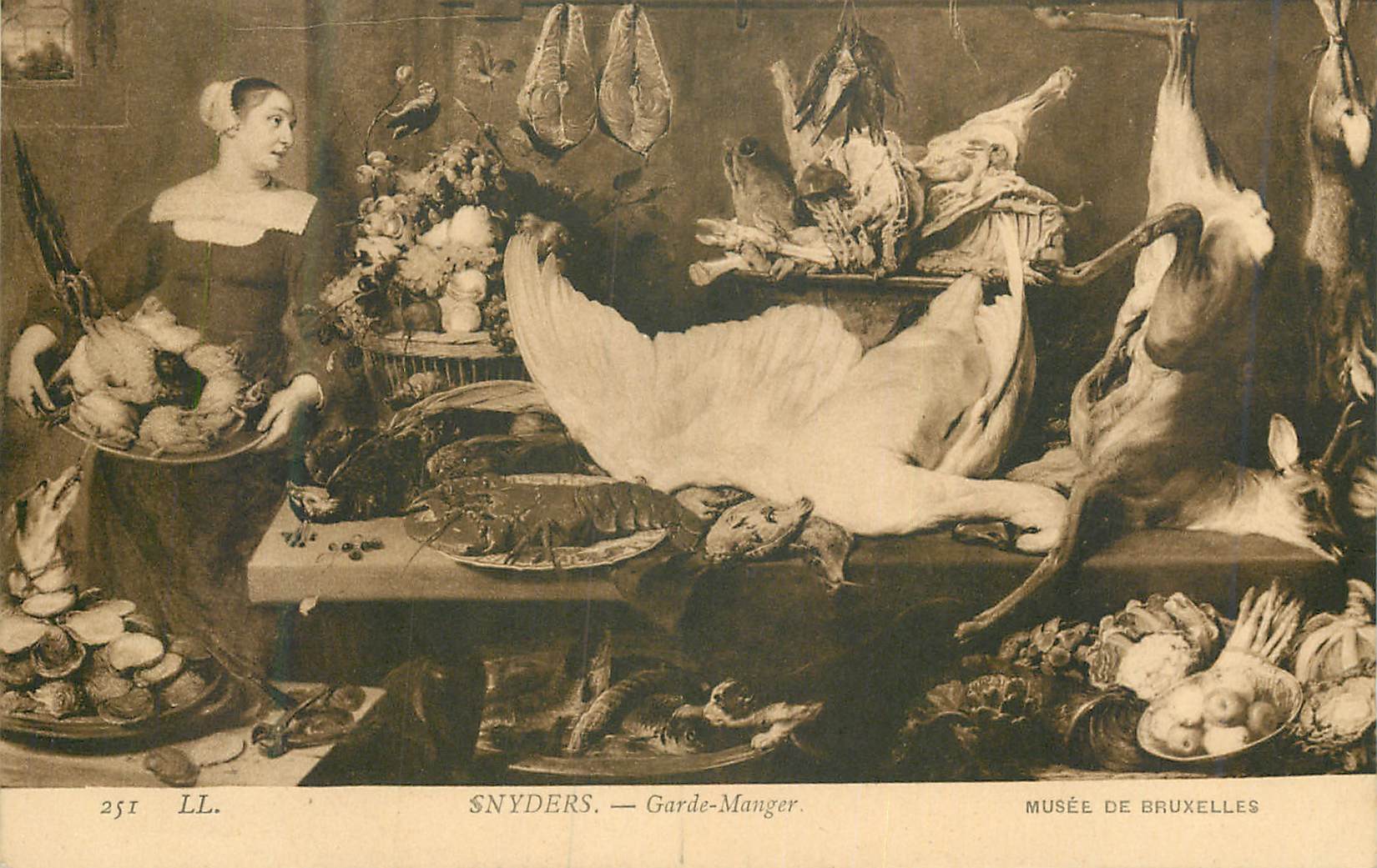 CPA 251 snyders garde manger musee du bruxelles