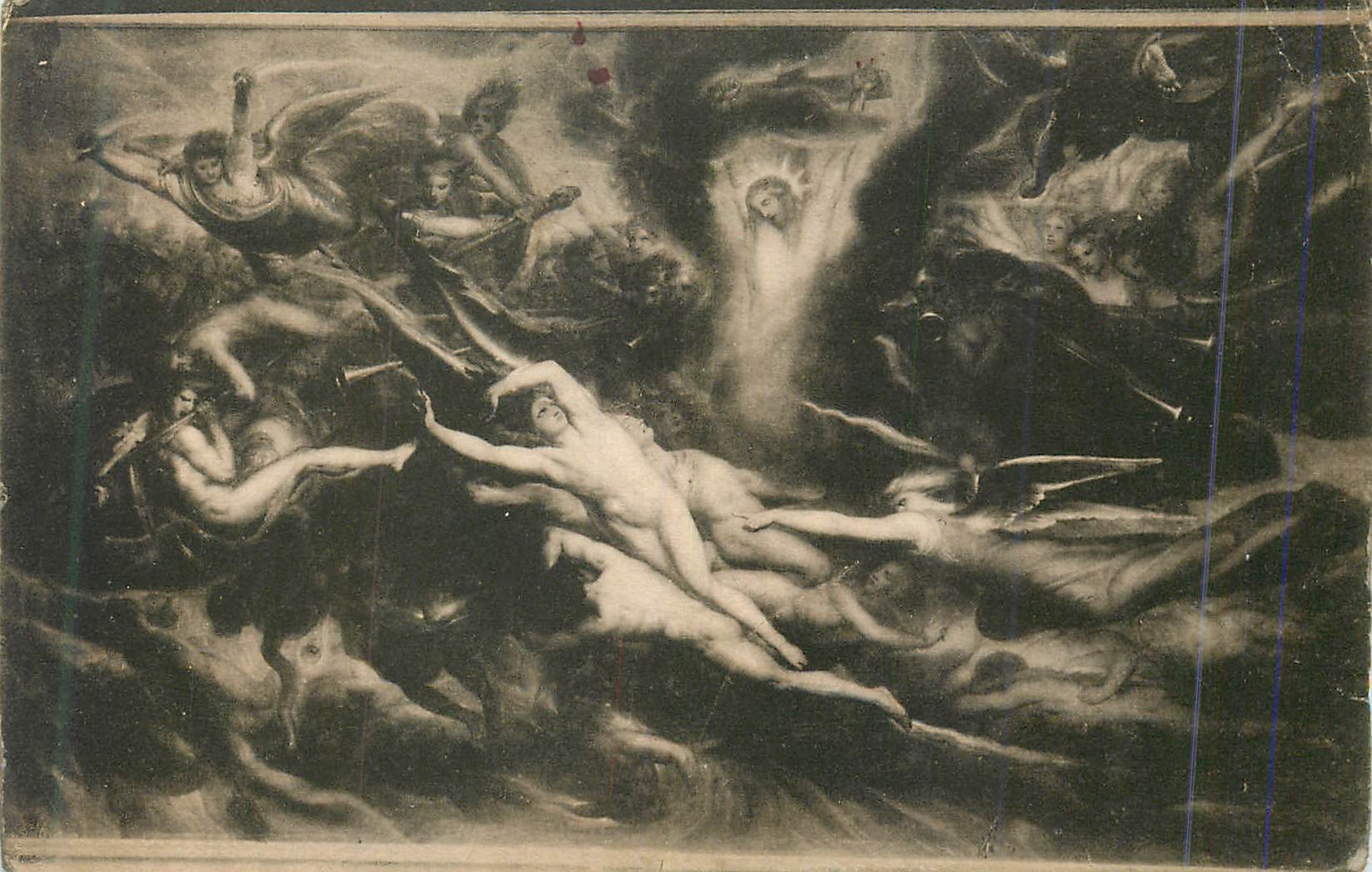 CPA Bruxelles musee wiertz le triomphe du christ