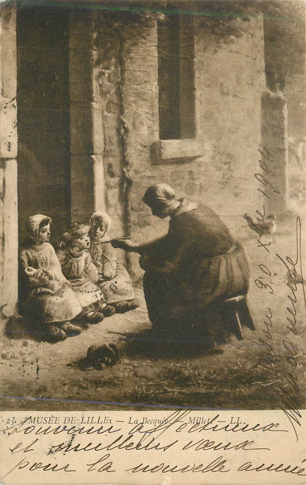 CPA 25 musee de lille la becquite millet