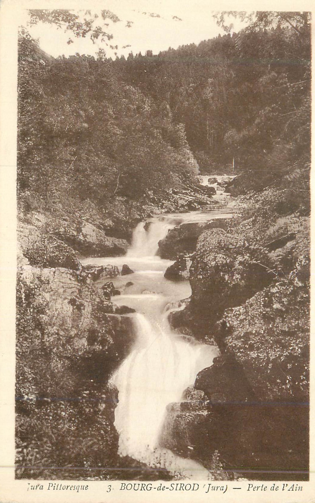 Bourg-de-Sirod (Jura) — Perte de l'Ain — Jura Pittoresque n°3